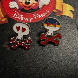Disney Parks Skull and Crossbones trading Pins